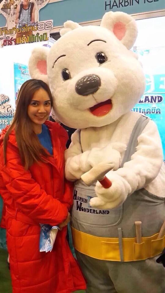 มาสคอต หมีขาว Harbin Ice Wonderland